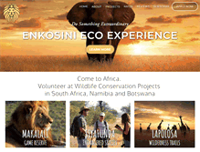 Tablet Screenshot of enkosini.org